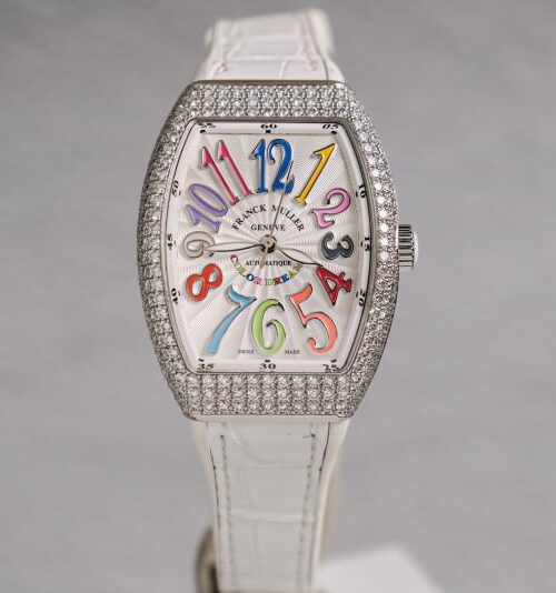 Franck Muller Vanguard V35 Color Dream 18K White Gold Diamond