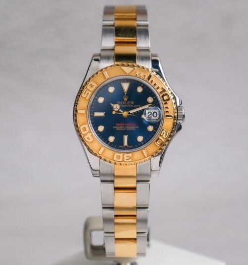 ROLEX YACHT-MASTER 2 Tone Blue Dial 35mm