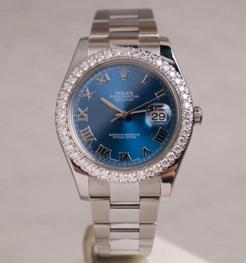 Rolex Datejust 41 Azzurro Dial Diamond